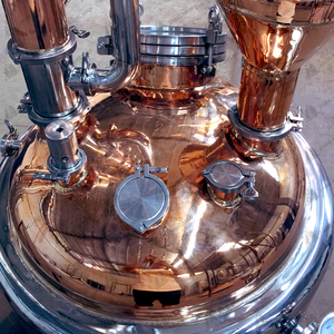 <span class=keywords><strong>100</strong></span> <span class=keywords><strong>l</strong></span> <span class=keywords><strong>cuivre</strong></span> distillerie de whisky partie mini équipement de distillation domestique distillateur d'alcool - Product Image 2