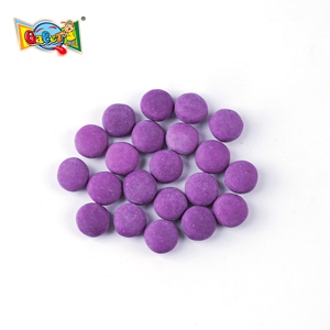 Wholesale Candies 25g Mentoss Grape and Strawberry Flavors Big Size Skittless Candy in Bottle Purple Crispy <strong>Mega</strong> Chew Candy - Product Image 1