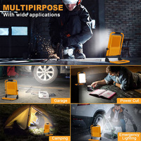 Lampe de travail portable multifonctionnelle KCD IP66 30w 50w 100w 200w, fabricant professionnel, flexible, pour chantier extérieur