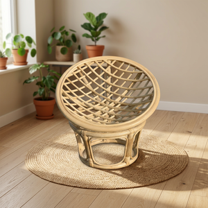 2025 dernière conception ronde accessoires de chaise de photographie pour enfants meubles amovibles en rotin naturel pour enfants - Product Image 2