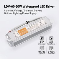 Alimentation LED industrielle à sortie unique 60W, étanche IP67, 12V 5A 24V 2.5A, convertisseur de commutation pour bande LED et panneau publicitaire