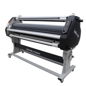 LeFu LF1700-D1 1630mm automatische warme und kalte Laminator-Klebstoff-Vinyl-Großformat-Rolle-zu-Rolle-Lamini maschine - Product Image 4