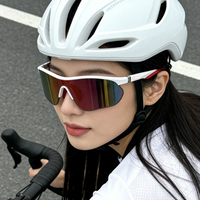 Lunettes de soleil de sport UV400 à monture intégrale en PC, lunettes de montagne unisexes anti-UV, lunettes de soleil pour la randonnée en plein air, le cyclisme, le ski