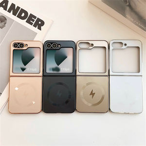 Cubierta magnética ultradelgada de lujo mate con revestimiento AG para <span class=keywords><strong>Samsung</strong></span> <span class=keywords><strong>Z</strong></span> <span class=keywords><strong>Flip</strong></span> 7 6 5 ZFlip Flip5 logotipo personalizable a prueba de golpes-OEM/ODM - Product Image 3