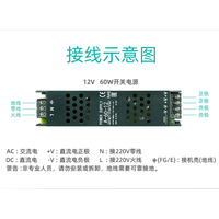 Alimentation LED ultra-mince à découpage, 12V 12.5A 150W, driver AC à tension constante, idéal pour l'éclairage intérieur par ruban LED.