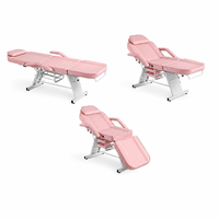 Nueva Camilla de Masaje Moderna de PVC, Cama Facial Ajustable para Hidroterapia, Salón de Belleza, Tatuajes, Pestañas, Baño, Hotel, Uso Comercial
