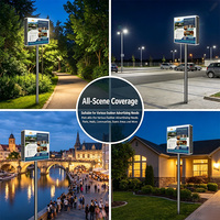 Boîte à lumière LED décorative ultra-mince en aluminium de 24x36 pouces, alimentée par énergie solaire, pour plafond intérieur, télécommandée, 5000 lumens, à intensité variable