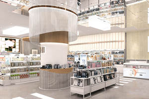 13-ZhMS-A Design de magasin personnalisé Série Zhenmei Vitrine de magasin de cosmétiques pour les meubles d'affichage de magasin de détail - Product Image 6