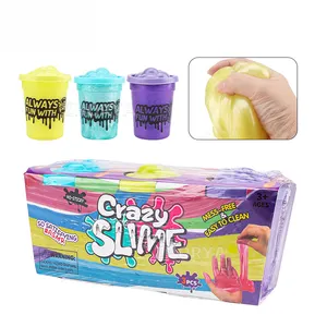 Zhorya pha lê tự làm đám mây Slime Kit Fluffy floam Slime đồ chơi cho trẻ em làm cho bạn sở hữu Slime