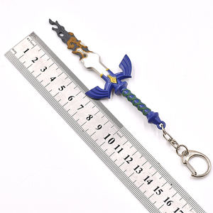 Nouveau Design Anime jeu Zeldas porte-clés larmes du royaume héros modèle pendentif Anime porte-clés pour les cadeaux des fans taille 12cm - Product Image 6
