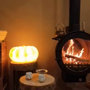 Chimenea suspendida moderna para calefacción interior con puerta <span class=keywords><strong>de</strong></span> vidrio, estufa <span class=keywords><strong>de</strong></span> <span class=keywords><strong>leña</strong></span> <span class=keywords><strong>de</strong></span> metal y acero para sala <span class=keywords><strong>de</strong></span> estar - Product Image 3