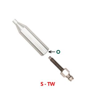 Kit de Conversión de CO2 HPA para Roscas Neumáticas S-TW RG, Acoplador Rápido Macho de 8 mm, Cartucho de Cilindro de 12 g, Repuesto para Amoladoras - Product Image 4