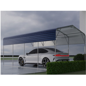 12x20FT <strong>Metal</strong> Carport Heavy Duty Carport with Galvanized Steel Roof and Enhanced <strong>Base</strong> Upgraded Large Outdoor Carport Canopy - Product Image 1