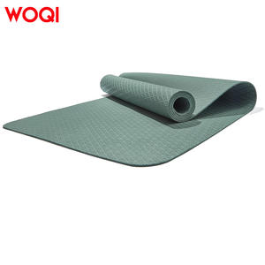 Tapis de yoga Woqi 1830x610x4mm TPE antidérapant vert militaire pour yoga, pilates, fitness, utilisation intérieure et extérieure - Product Image 4