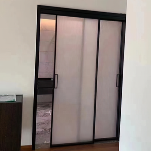 Puerta <span class=keywords><strong>de</strong></span> pasillo <span class=keywords><strong>de</strong></span> aluminio, interior personalizado, puerta corredera <span class=keywords><strong>de</strong></span> cristal moderna, diseños <span class=keywords><strong>para</strong></span> sala <span class=keywords><strong>de</strong></span> estar, <span class=keywords><strong>cortinas</strong></span> <span class=keywords><strong>de</strong></span> lujo <span class=keywords><strong>para</strong></span> <span class=keywords><strong>puertas</strong></span> y ventanas - Product Image 4