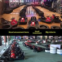 Go-Kart Eléctrico de Alta Velocidad, Carro de Karting con Marco de Plástico Reforzado, Go-Karts Eléctricos, Buggy para Adultos
