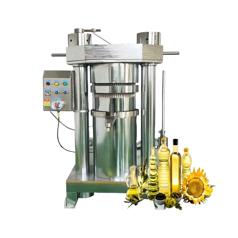 Prensa automática de óleo de semente de mostarda, preço barato, prensa a frio para moinho de óleo industrial