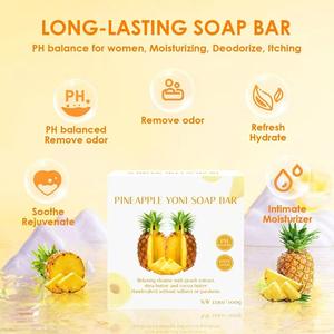 Best-seller <span class=keywords><strong>Savon</strong></span> Yoni végétalien sans cruauté fabriqué à la main Ingrédients naturels pour les peaux sensibles Sans paraben ni vaseline Féminin - Product Image 2