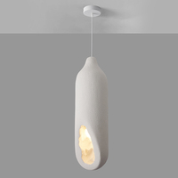 Moderne japonais maison lampara cuisine luxe nouveau design nordique pendentif lustre suspendu lampe de table à manger wabi sabi éclairage