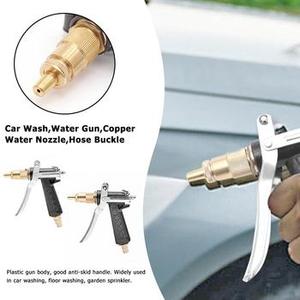 Metal Hose Nozzle Adjustable High Pressure <strong>Garden</strong> <strong>Sprayer</strong> <strong>Copper</strong> Hose Spray Gun - Product Image 6