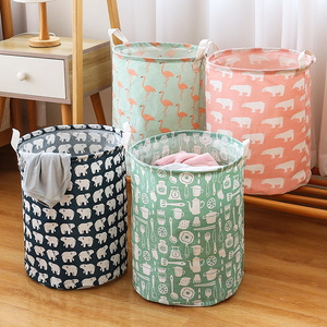 <b>Large</b> foldable portable laundry <b>basket</b>/<b>storage</b> <b>basket</b>, made of fabric, suitable for bathroom use. - Product Image 1
