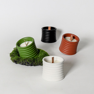 Frascos de Cerámica Vacíos de Estilo Moderno para Decoración del Hogar, para Velas Aromáticas y Bodas - Product Image 3