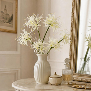 Fleurs artificielles <span class=keywords><strong>Higanbana</strong></span> Equinox de qualité supérieure en gros pour la décoration de la maison, de la table, de la Saint-Valentin, de Thanksgiving et du Nouvel An chinois - Product Image 2