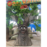 Date de bonne qualité durable attrayant personnalisable vie taille animatronic parler arbre pour le festival