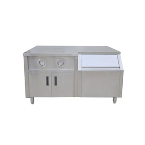 โต๊ะทำงานกลางครัวสแตนเลสสำหรับร้านอาหารฟาสต์ฟู้ด รุ่น K1527-1 - Product Image 3