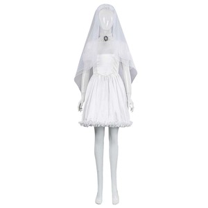 <span class=keywords><strong>Disfraz</strong></span> <span class=keywords><strong>de</strong></span> <span class=keywords><strong>Novia</strong></span> Cadáver Gótica Emily para Mujer Adulta, Vestido <span class=keywords><strong>de</strong></span> <span class=keywords><strong>Novia</strong></span> Blanco para Halloween, HORR-020 - Product Image 1