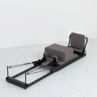 Vente en gros de Reformer Pilates à cadre en fer pliable, équipement de fitness, usine OEM en gros