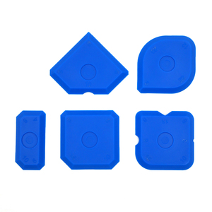 <strong>Silicone</strong> Sealant Profiler Putty Knife Blue 5 Pieces Sealant <strong>Spatulas</strong> Caulking Scrapers