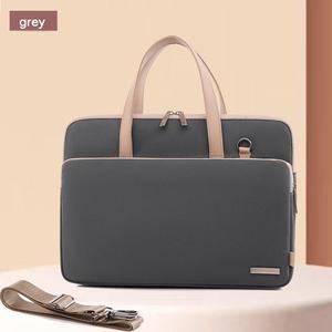 Maletín para Portátil de Nailon, Impermeable, Resistente a Impactos, 15.6 Pulgadas, Ligero, Delgado, Estilo Macaron, con Bloques de Color, para Tablet - Product Image 3