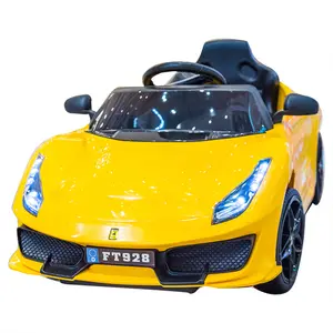 2023批发12v儿童电动电池车，带便携式手柄/儿童驾驶玩具车/大孩子电动车