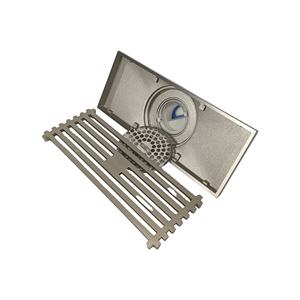 ท่อระบายน้ำพื้นทรงสี่เหลี่ยมทันสมัย ขนาด 20 ซม. ทำจากทองเหลือง ทนทาน สีดำ ป้องกันกลิ่น สำหรับห้องน้ำโรงแรมหรู ทำความสะอาดง่าย ติดตั้งง่าย รับประกัน 3 ปี - Product Image 3