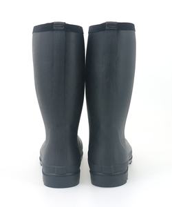 YL3589 Bottes de pluie en caoutchouc noires en néoprène en gros, bottes de pluie unisexes, bottes de <span class=keywords><strong>chasse</strong></span> pour le jardin, la pêche et la marche. - Product Image 4