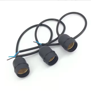 <span class=keywords><strong>Portalampada</strong></span> Impermeabile IP65 E26 E27 con Cavo Nero per Illuminazione Esterna - Product Image 6