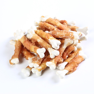 Alimento para perros de alta calidad, envoltorio orgánico de pollo seco, huesos de queso para masticar, comida para perros - Product Image 1