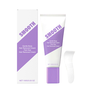 Crème dépilatoire permanente, crème épilatoire pour zones intimes, dépilatoire indolore, inhibiteur de croissance des poils pour femmes et hommes - Product Image 1
