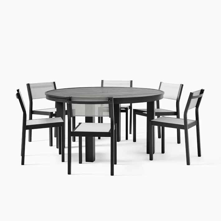 Patio furniture Outdoor backyard garden Aluminum alloy dining tables round