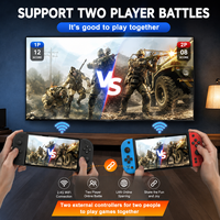 Console de jeu G90 avec écran IPS de 7 pouces, WiFi, bataille en ligne, console de jeu portable de poche, prise en charge de la sortie TV HD pour les magasins de détail