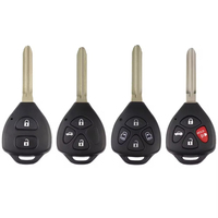 Coque de clé de voiture télécommandée Weilongda pour Corolla Camry 2013-2018, 3 boutons, ABS plastique + métal, 100% testée