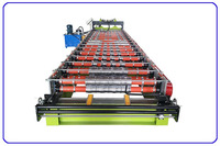 Machine de formage à froid automatique pour tôles trapézoïdales de toiture et de mur, 1200 mm, avec moteur et pompe