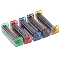 Machine à rouler les cigarettes portable en plastique 110 mm, rouleuse manuelle pour cônes, outil de fabrication DIY, accessoires pour fumeurs de tabac