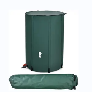 PVC yağmur suyu toplama varil su depolama konteyner taşınabilir yağmur varil yağmur suyu toplamak için