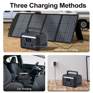 Estación de Energía Portátil al por Mayor de 600W 500Wh con Doble Salida de CA 110V Certificada por la FCC para el Mercado Estadounidense - Product Image 6