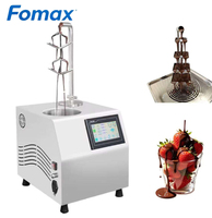 Contrôleur de température pour chocolat en acier inoxydable à prix d'usine / Machine à chocolat électrique à cascade