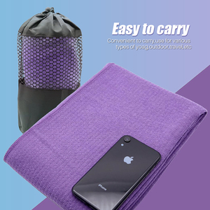 Nhanh Chóng Khô Mồ Hôi Wicking Hot Yoga Khăn Tùy Chỉnh In Không Trượt Silicon Chấm Thể Thao Sợi Nhỏ Yoga Mat Khăn - Product Image 4