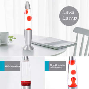 Promotional Items <strong>Red</strong> Yellow Blue Gold Custom Color Fashion Float Beside Mini Glitter Rocket Desk Light <strong>Lava</strong> <strong>Lamp</strong> - Product Image 5