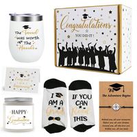Petite amie Saint Valentin luxe dames, ensemble de paniers-cadeaux carte-cadeau gobelet à vin bougies chaussette collier Relaxation Spa coffret cadeau femmes